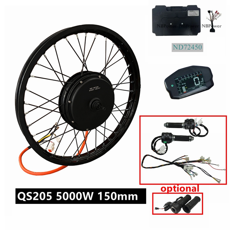 Ebike Conversion Kit 72V 3000W - Комплект для электровелосипеда NBpower/QS205 V3 72В