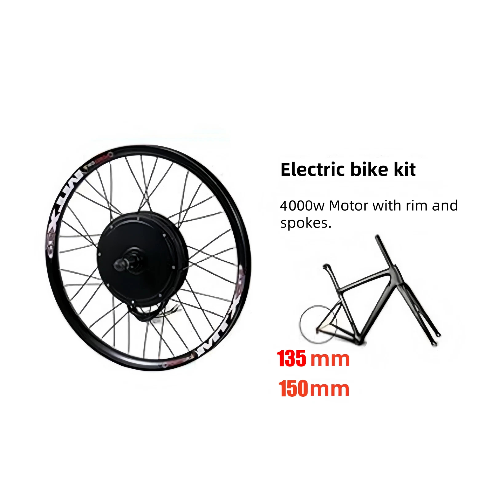 Электрическое заднее колесо дл – обзор и цена Ebike Conversion Kit 72V 3000W